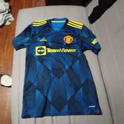 Manchester United Jersey Color Blue Size Small