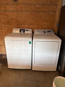 !VERY NICE SANSUNG WASHER AND DRYER SET EVERYTHING WORK GOOD ONLY $475