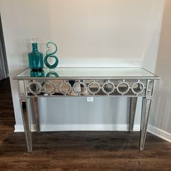 Z Gallerie Mirrored Console Table 