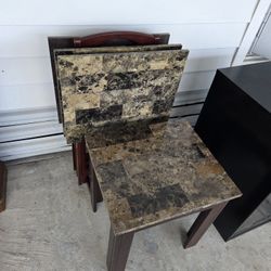 End Table And TV Trays