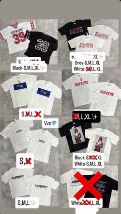 Supreme t-shirts