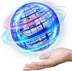 Flying Orb Ball, Hand Controlled Hover Boomerang Ball Toys, Hover Orbs Fidget Spinner, Orb Drone Ball, Cool Toys Kids Gifts for 6 7 8 9 10+ Year Old B