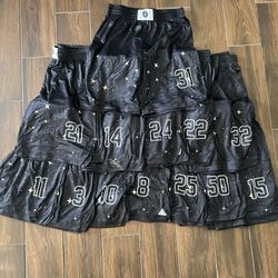 Youth Team Basketball Shorts (14) Blk & Gold