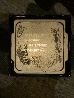 Intel core I9 10900k