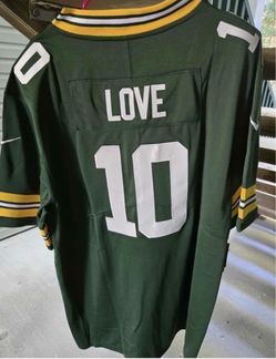 Green Bay packers Jordan Love green men jersey fully stitched