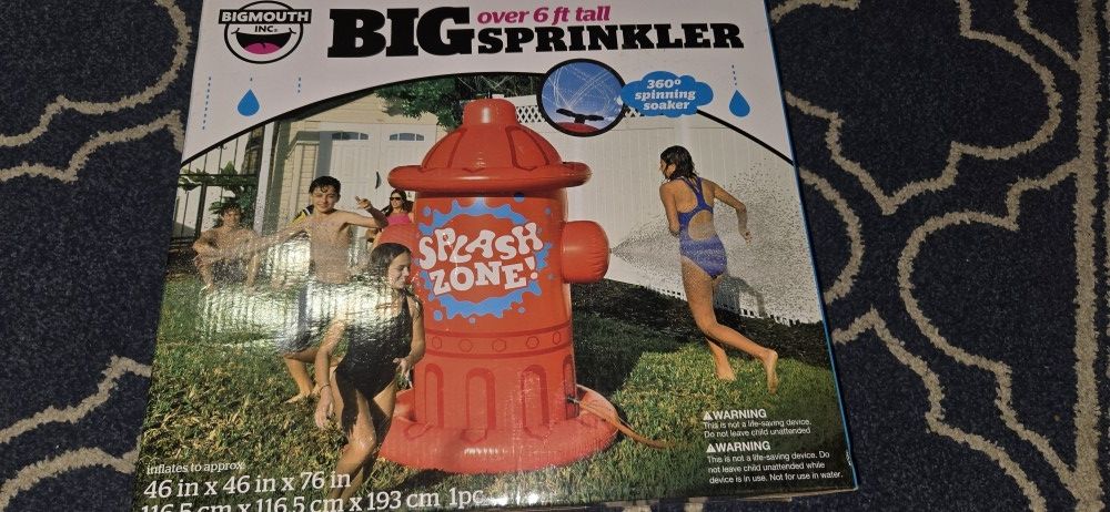 Big Sprinkler 6ft NEW