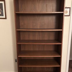 WOODEN BOOKSHELF