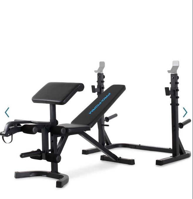 Pro Form Sports Olympic Weight Rack And Bench
