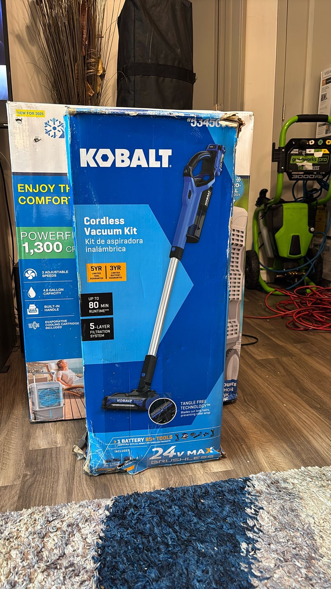Kobalt Cordless Vacuum Kit Battery And Charger Include 