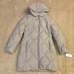 Calvin Klein Brown/Gray Winter Jacket Medium