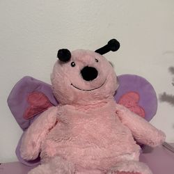 Weighted pink butterfly plush (lavender scented)