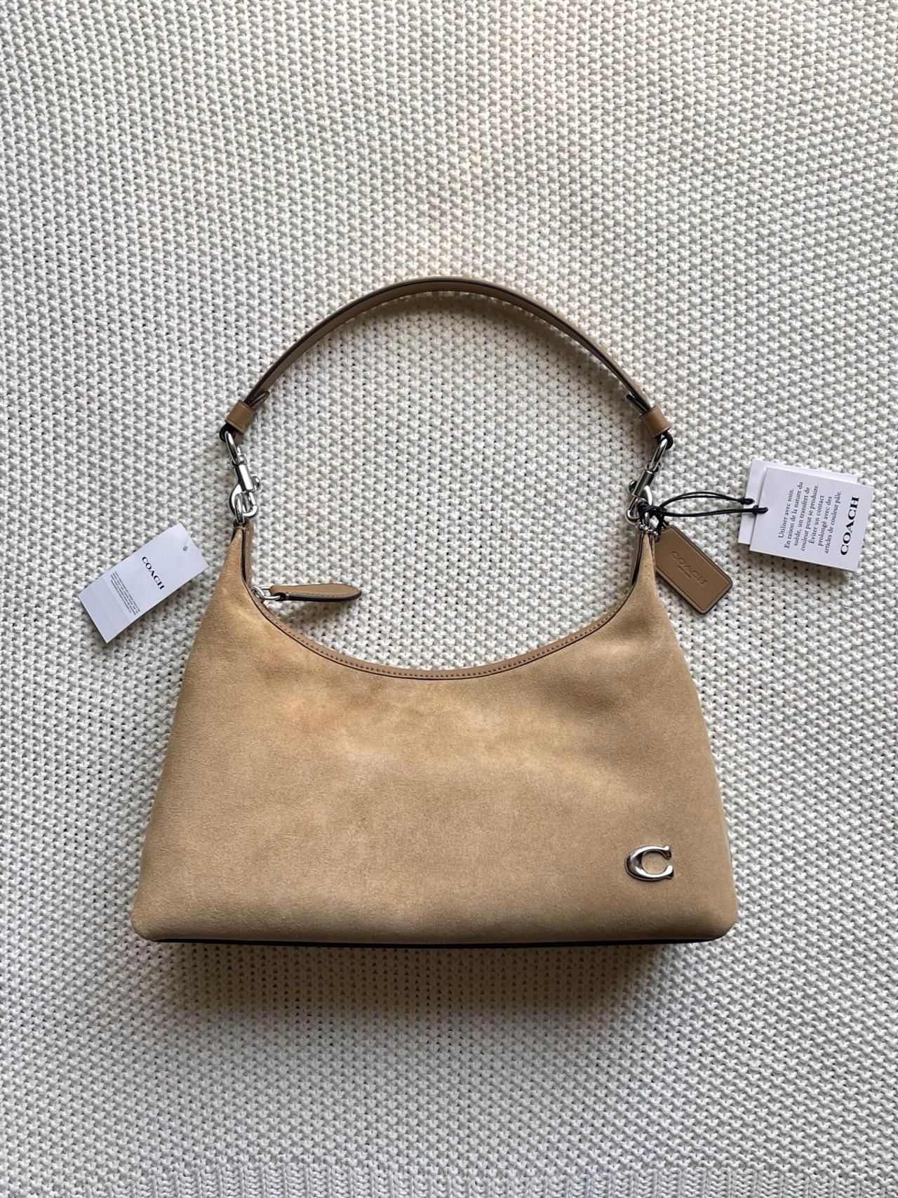 Coach Juliet Suede Bag Peanut