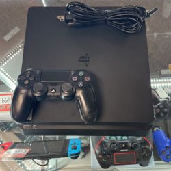 PS4 With Controller And Hdmi Cable