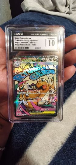 CGC 10 Mega Dragonite ex 232/193 Japanese Holo