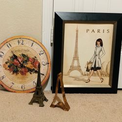 Paris Themed Decor Set