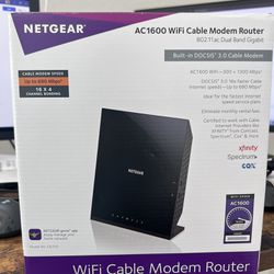 NetGear AC1600 WiFi Cable Modem Router