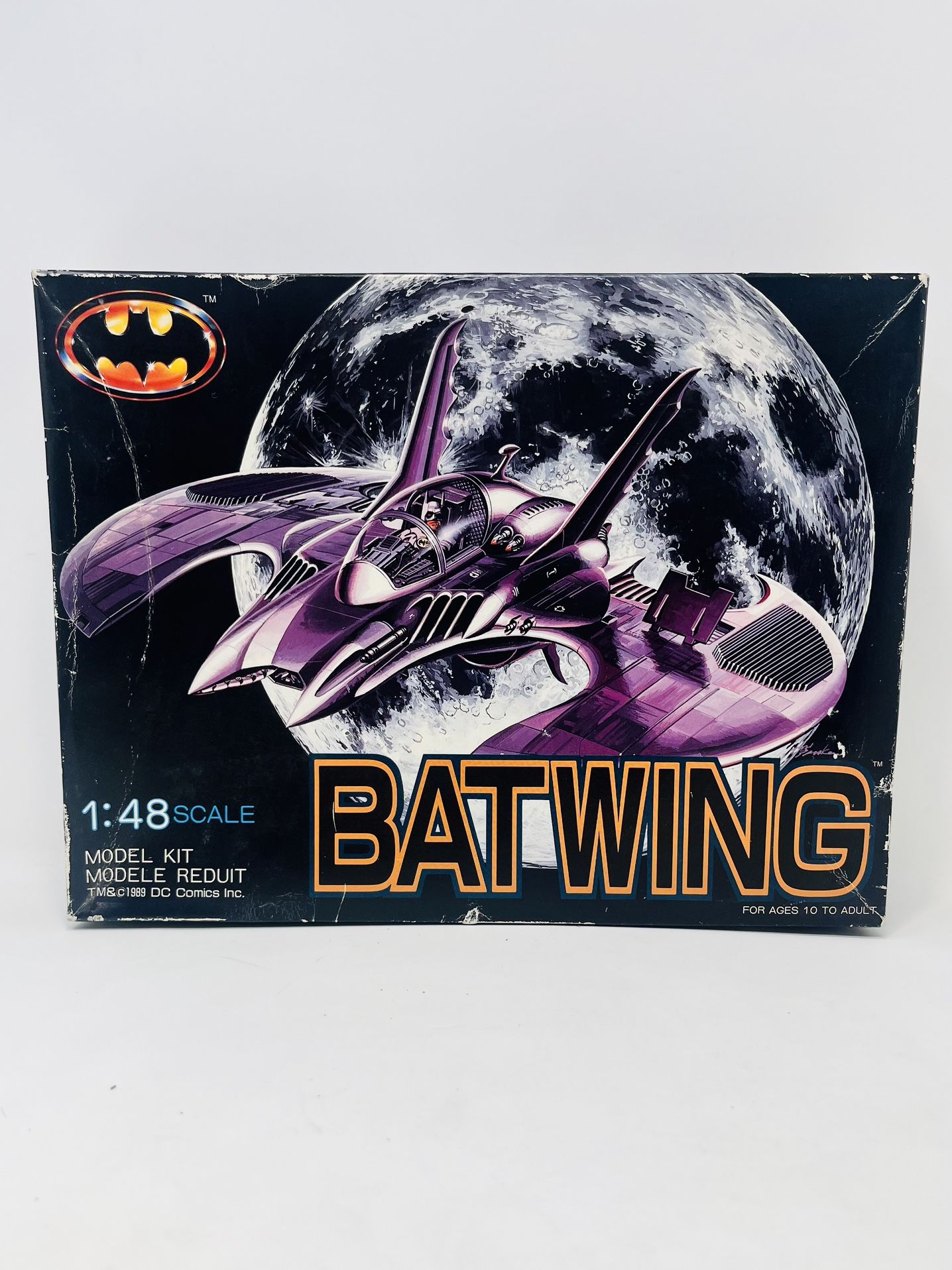 Vintage Japan Model Kit 1/48 Batman Batwing by Tsukuda Hobby Made In Japan