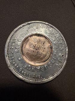 Collectible Penny in lucky frame