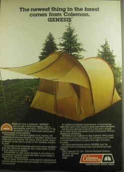Retro canvass tent