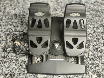 Thrustmaster T.Flight Rudder Pedals TFRP Flight Simulator Pedals Tested Working