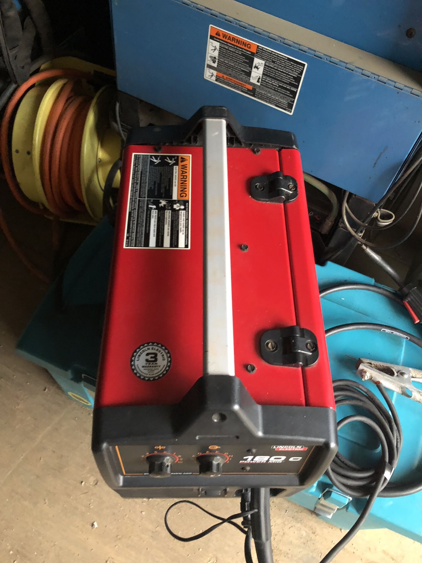 Lincoln Power Mig 180C USA made mig welder for Sale in Riverside, CA