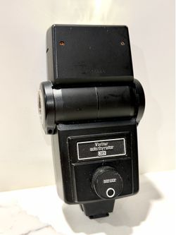 Vivitar Auto Thyristor 283 Electronic Flash Shoe Mount Tested Working