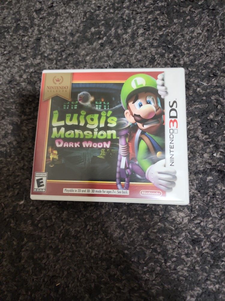 Luigi's Mansion Dark Moon 3ds 