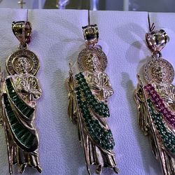 Pendant/Dije De Oro De San Judas