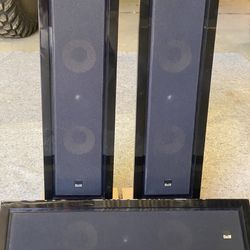B&W FPM4 Surroundsound Speakers Center, Left And Right $225 Each