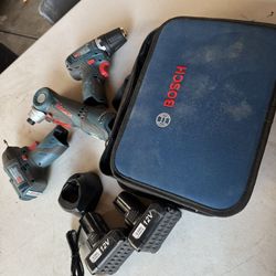 12V Bosch Drills Set. 