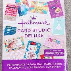 2019 Hallmark Card Studio Deluxe Compatible W/ Windows 8 10 & 7 Discless Install