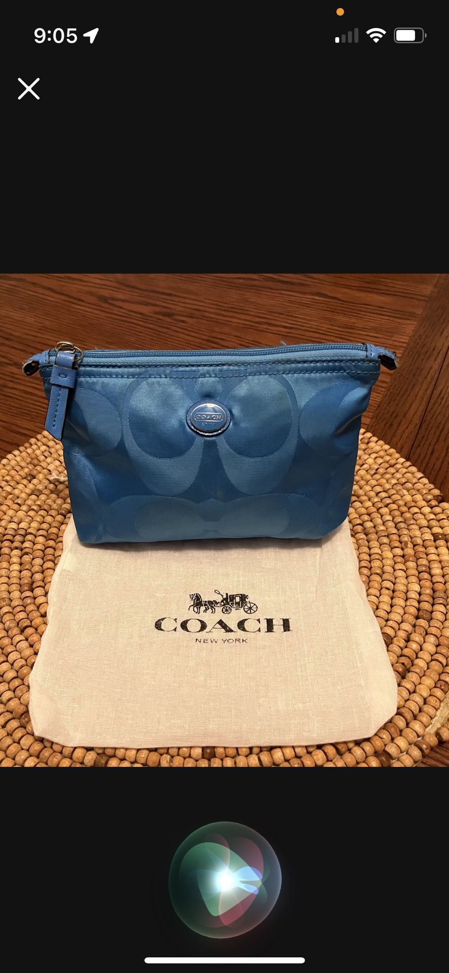 COACH Make Up Cosmetic Bag