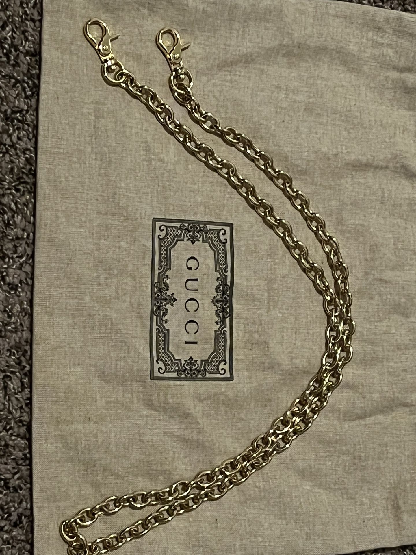 Gold Tone Chain for purse or wallet