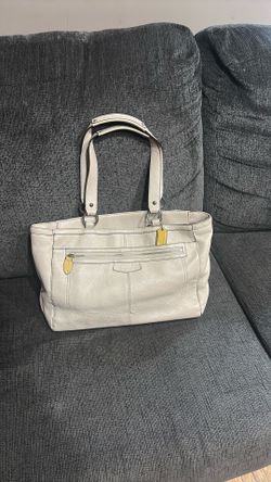 Cream Coach Purse