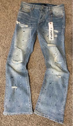 Purple jeans