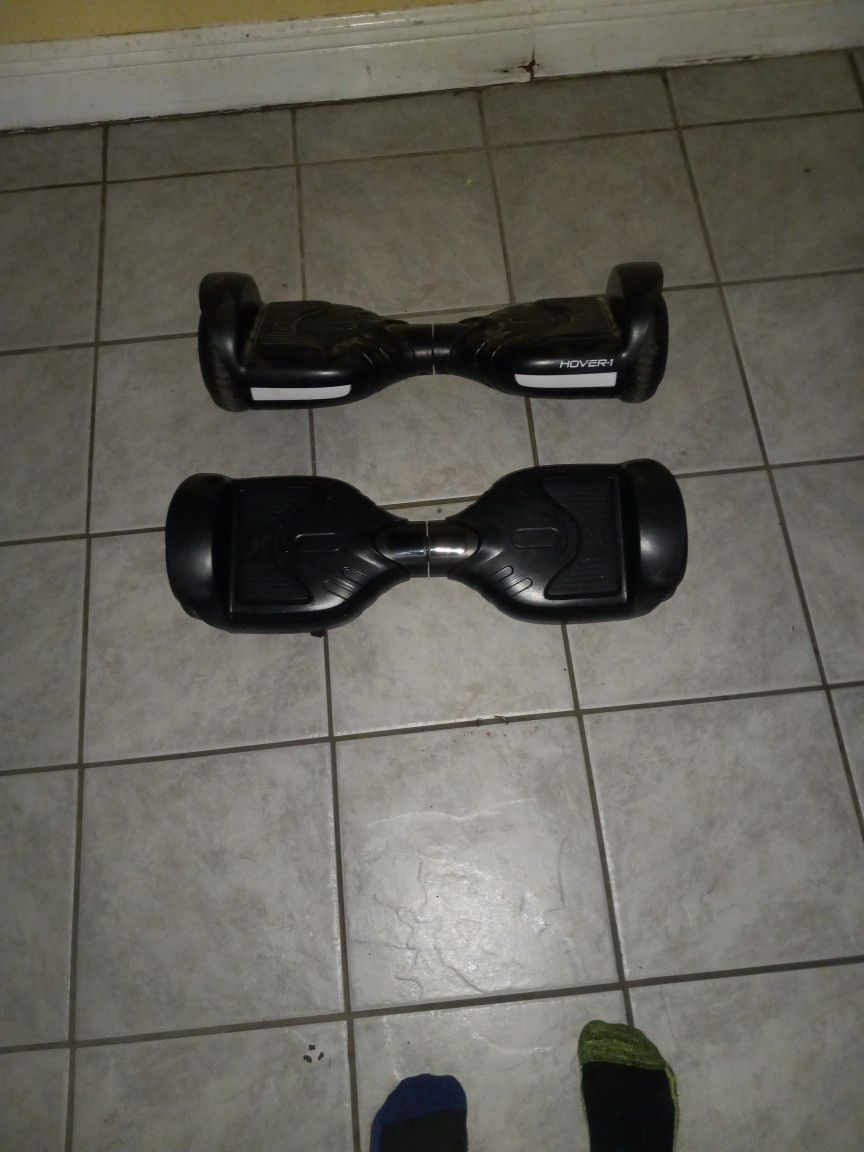 2 Hoverboards Used Each For 40 With Charger