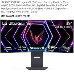 LG 39GS95QE Ultragear OLED Curved Gaming Monitor 39-Inch