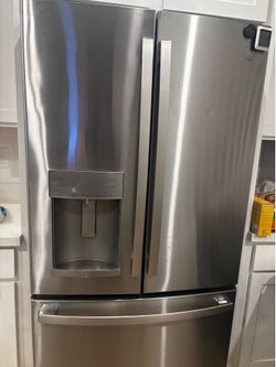 Refrigerator GE stainless steel refrigerator