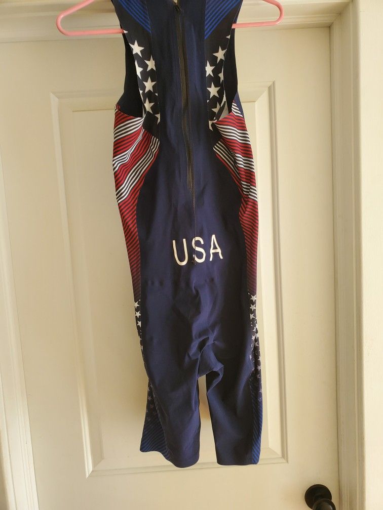 Roka USA Sleveless Triathlon Suit Medium Tall Size