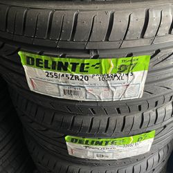 New tires 255/45/20 Delinte tires $130 each plus tax if you need installation and Ballance will be extra $35 each 