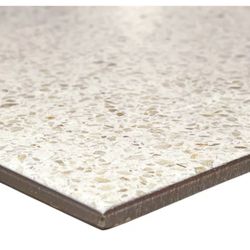 Giorbello Spanish Pureform Terrazzo 12 in. x 24 in. x 9mm Porcelain Floor and Wall Tile Case - Cream (5 PCS, 10.76 Sq. Ft.