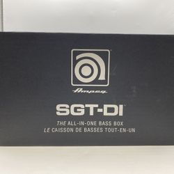 Ampeg SGT-DI Bass Preamp Pedal and DI - Black (99-040-4105) | 2316