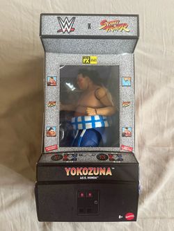 WWE Elite Collection Street Fighter Series Yokozuna AS E. Honda Figure Mattel