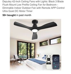 Ceiling Fan for Bedroom
