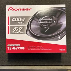 Pioneer 6x9 Inch Door Speakers 400 Watts Max 3 Ways Coaxials