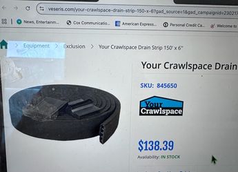 J-Drain foundation drainage