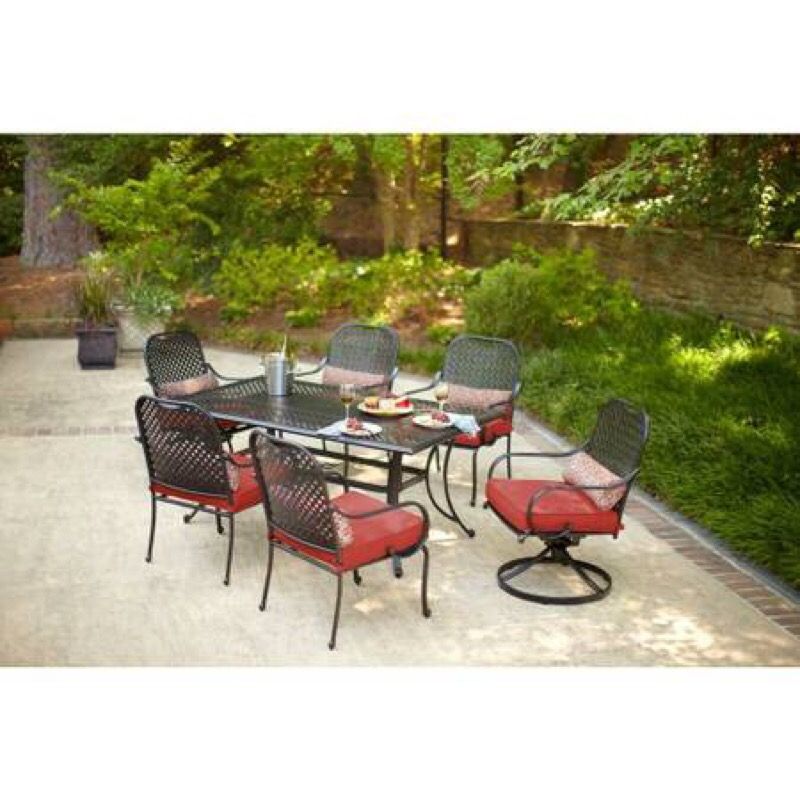 Patio Dining Set - Hampton Bay Fall River **7 Piece**