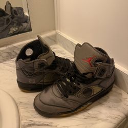 Off white Jordan 5s