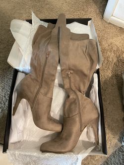 Knee High Heeled Boots