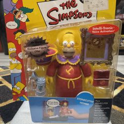 The Simpsons World of Springfield Stonecutter Homer Figure – Sealed Collectible